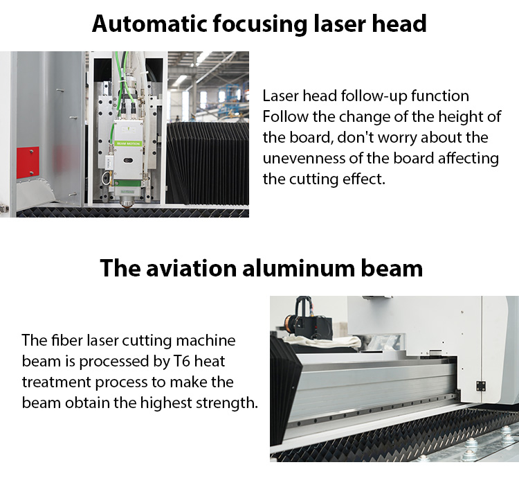 Cnc Du-Bikaranîna Sheet Û Bolîka Tube Tube Cutter Fiber Laser Machine Cutting For Metal