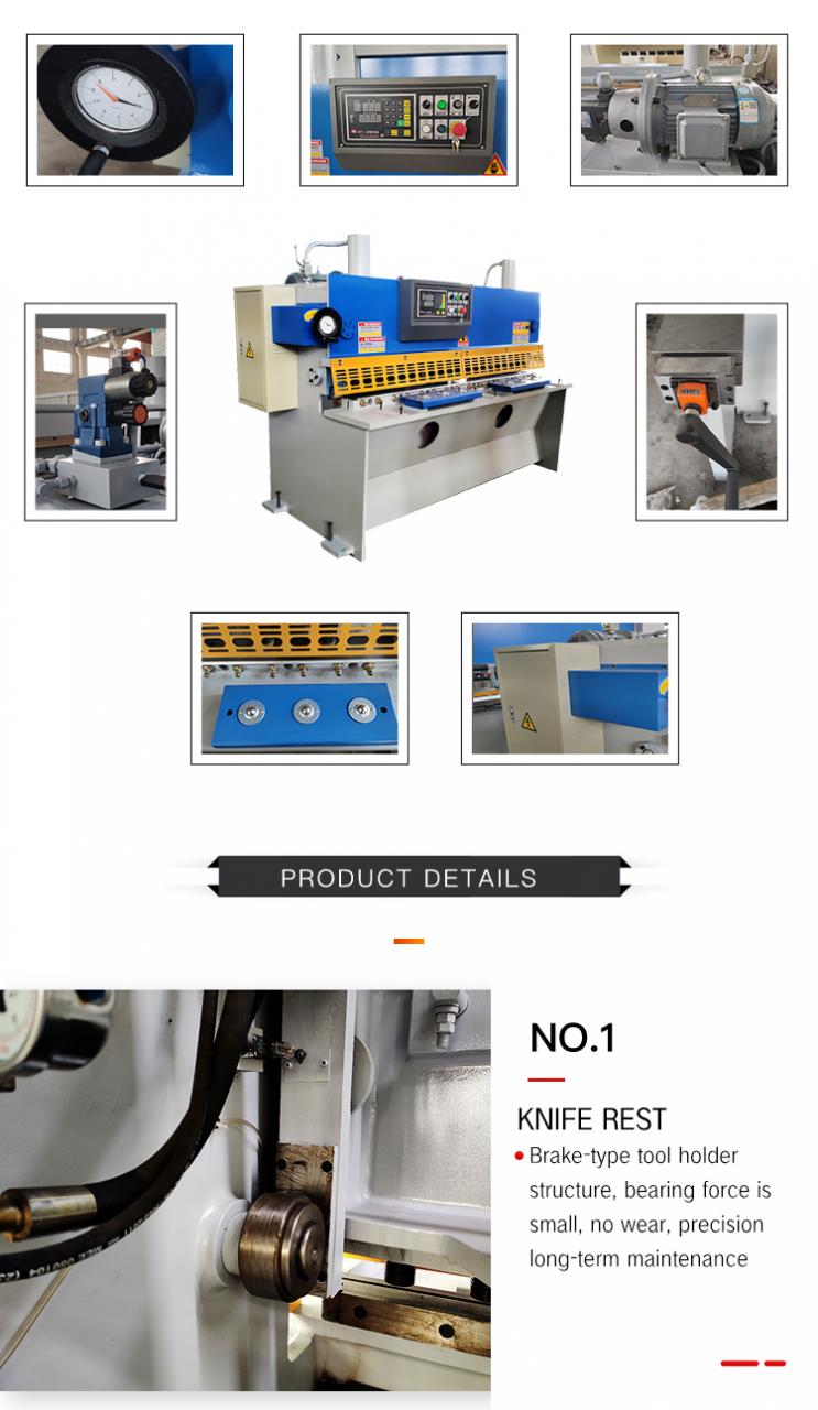 Makîneya Berbirînê ya Metal Guillotine Metal Hydraulic Shearing Machine Qc11Y/K